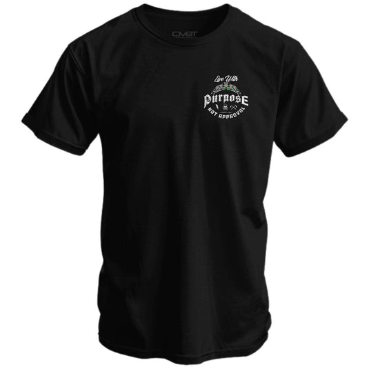 Live With Purpose. Not Approval Men's T-Shirt