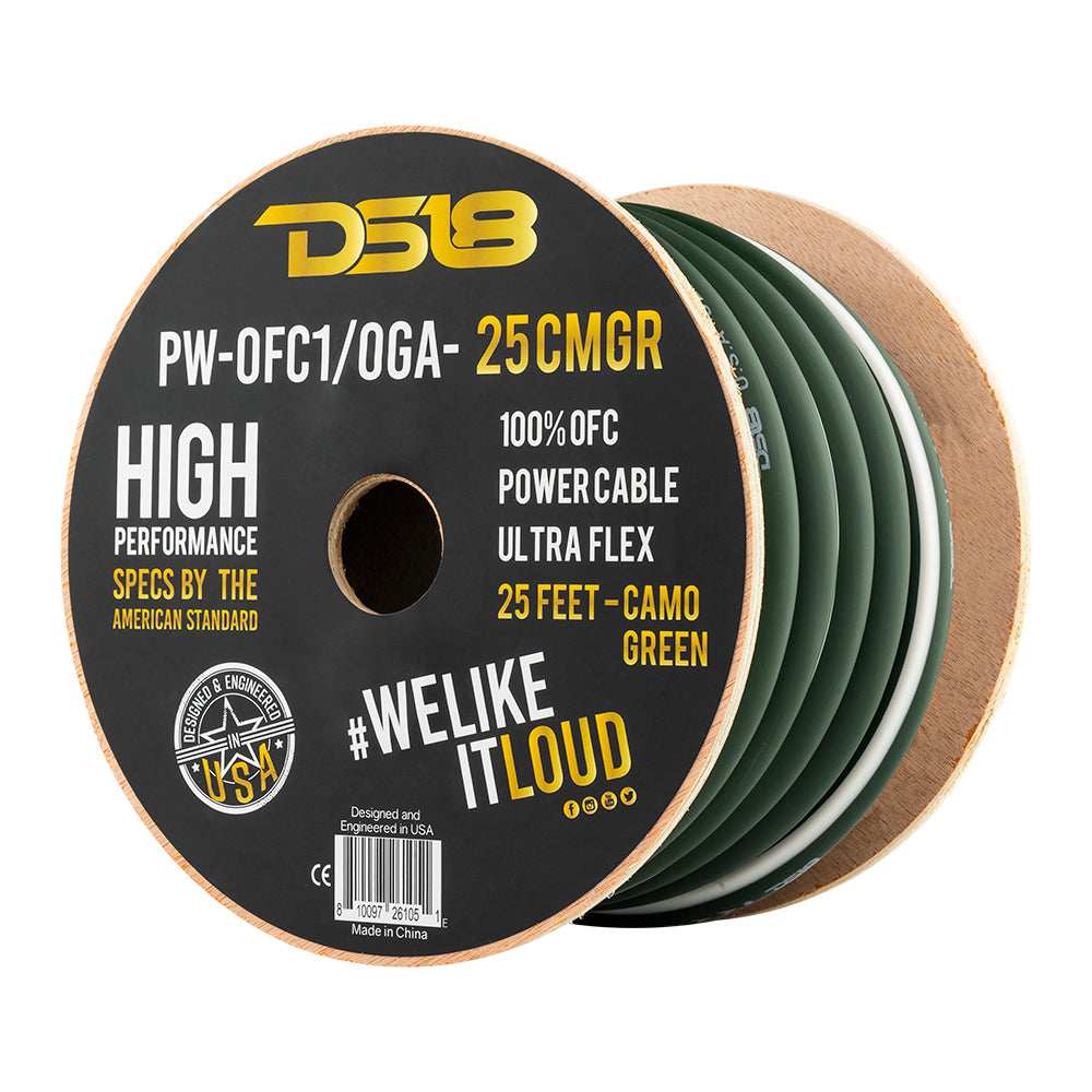 1/0-GA 100% OFC Ground, Power Cable, 25 Feet - Skoutley Outdoors LLC