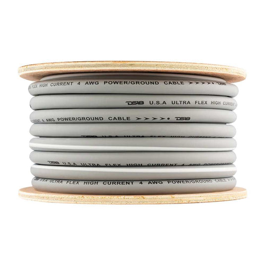 4-GA 100% OFC Ground, Power Cable, 50 Feet -Silver - Skoutley Outdoors LLC