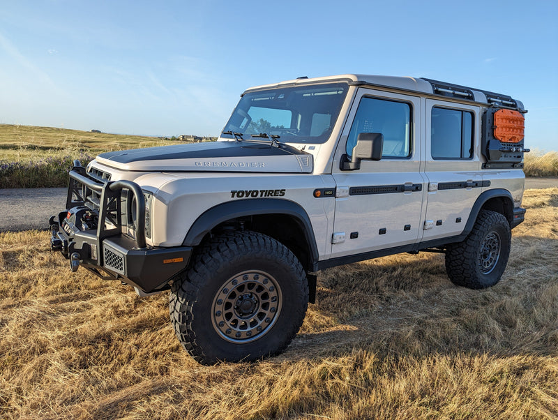 Load image into Gallery viewer, CAtuned Off-Road Ineos Grenadier Bull Bar Front Bumper Addition
