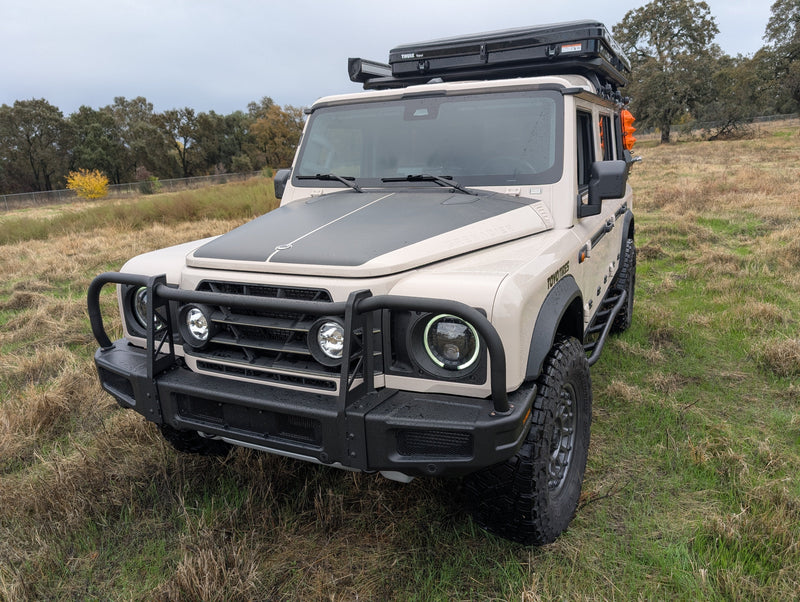 Load image into Gallery viewer, CAtuned Off-Road Ineos Grenadier Bull Bar for OEM Bumper
