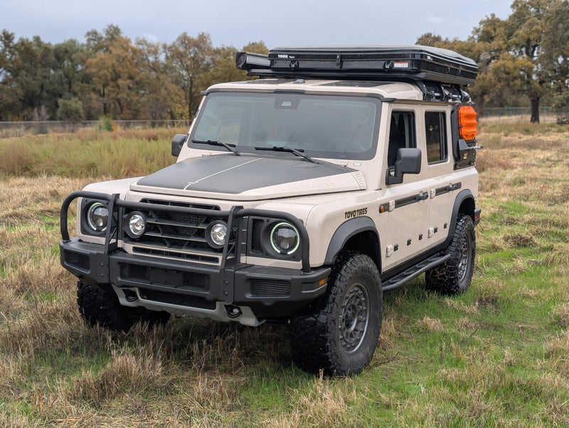 Load image into Gallery viewer, CAtuned Off-Road Ineos Grenadier Bull Bar for OEM Bumper
