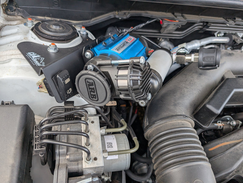 Load image into Gallery viewer, CAtuned Off-Road ARB Compact Air Compressor with Mount and Air Fitting Kit for Subaru Crosstrek
