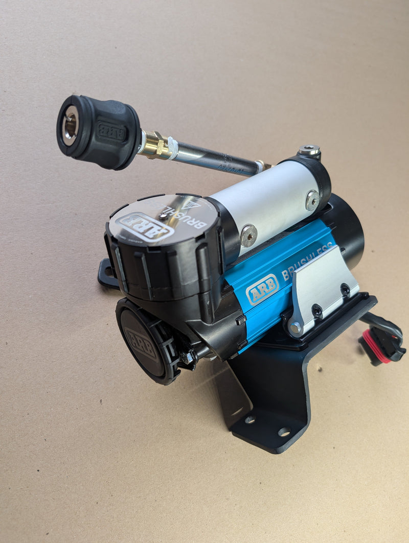 Load image into Gallery viewer, CAtuned Off-Road Custom Grenadier ARB Brushless Air Compressor and Bracket
