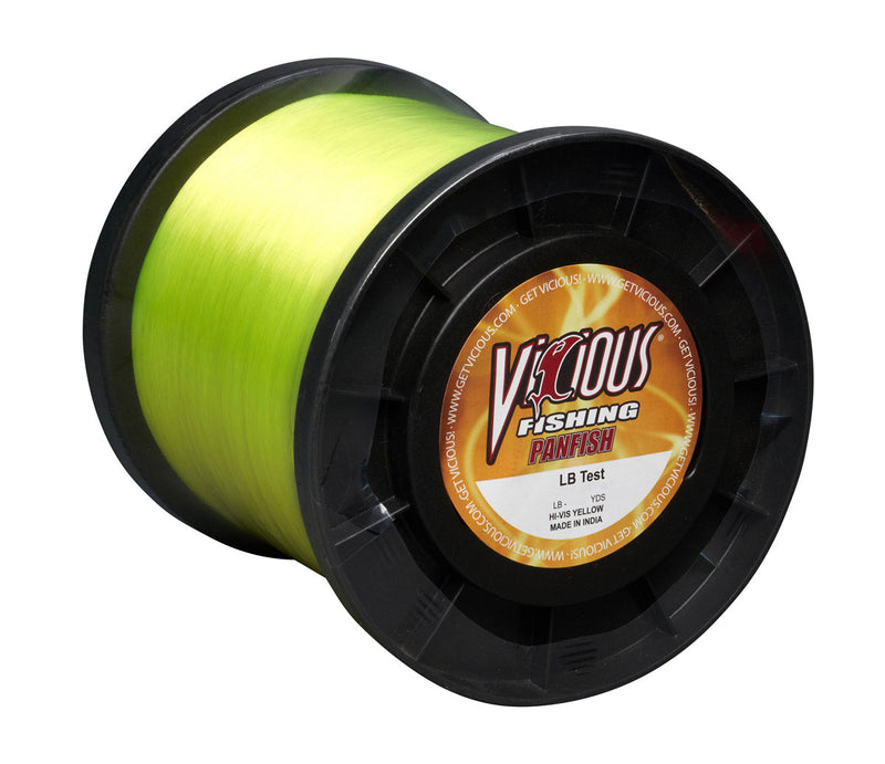 Load image into Gallery viewer, Vicious Panfish Hi-Vis Yellow Mono - 8 Lb Test

