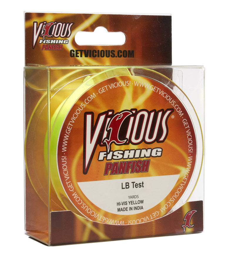 Load image into Gallery viewer, Vicious Panfish Hi-Vis Yellow Mono - 2 Lb Test
