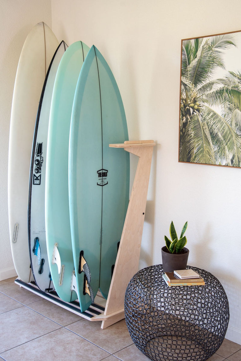 Load image into Gallery viewer, THE PACIFICA freestanding surfboard rack
