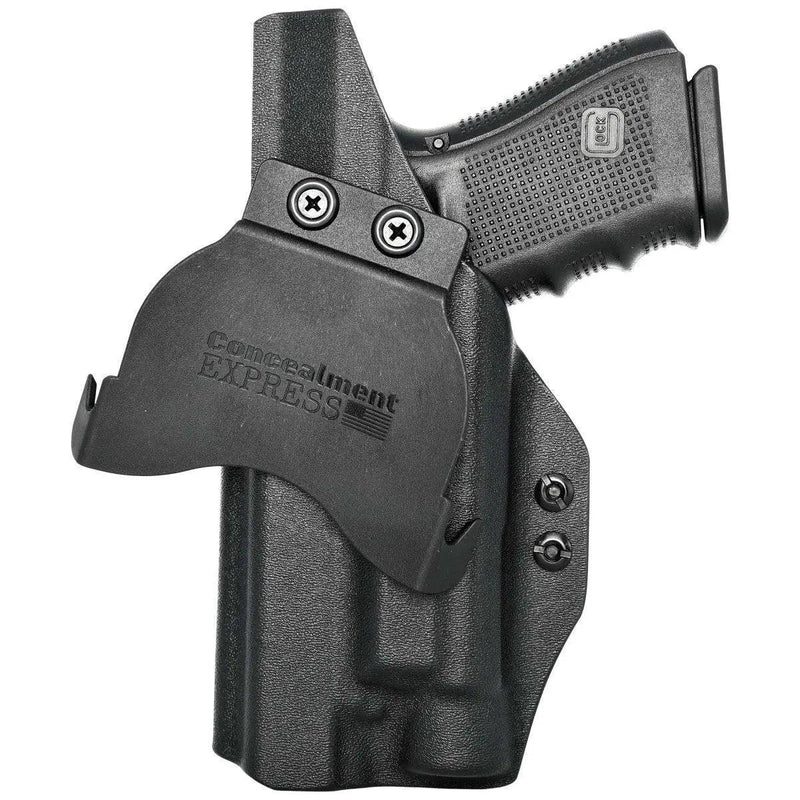 Load image into Gallery viewer, Paddle Holster fits: Glock 17 19 19X 26 31 32 33 34 45 47 49 TLR-1
