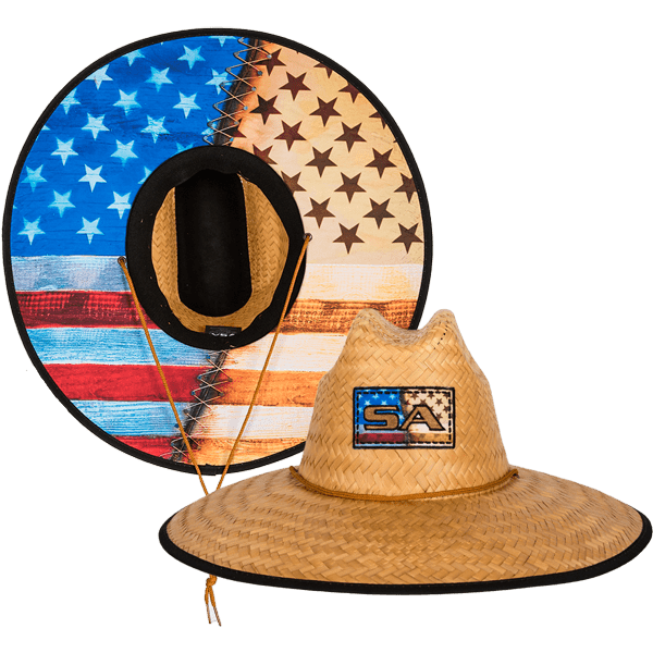 Palms Under Brim Straw Hat