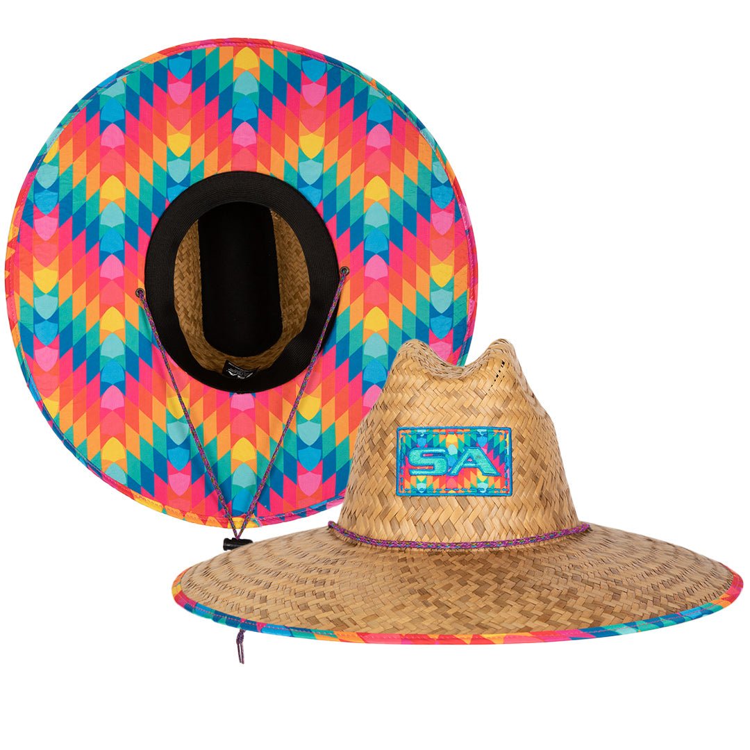 Palms Under Brim Straw Hat