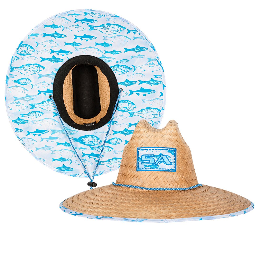 Palms Under Brim Straw Hat