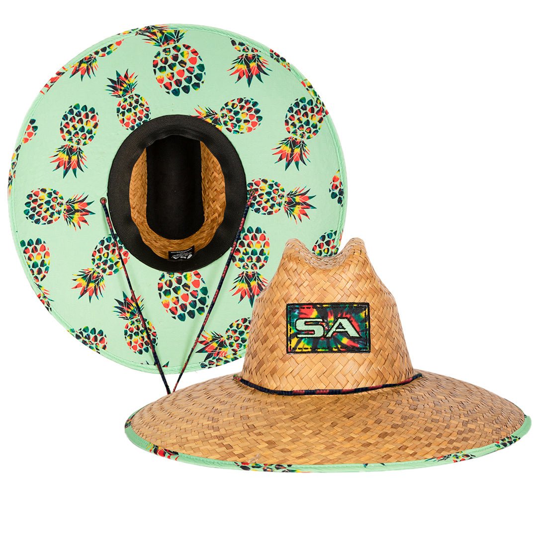 Palms Under Brim Straw Hat
