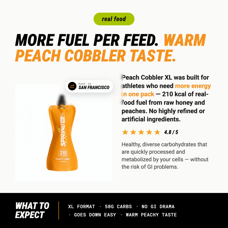 Load image into Gallery viewer, Peach Cobbler Gel XL 210 Kcal
