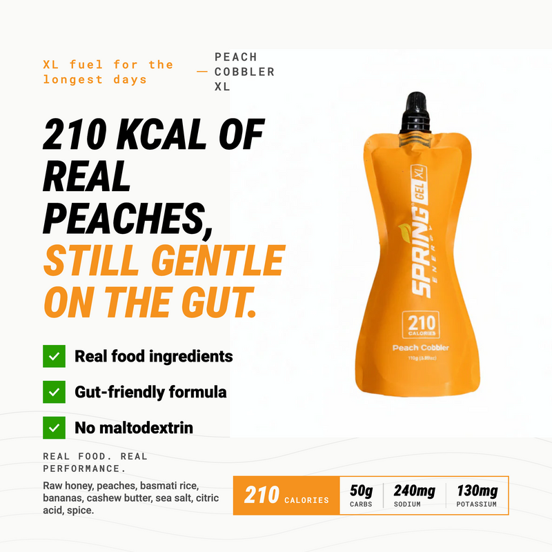 Load image into Gallery viewer, Peach Cobbler Gel XL 210 Kcal
