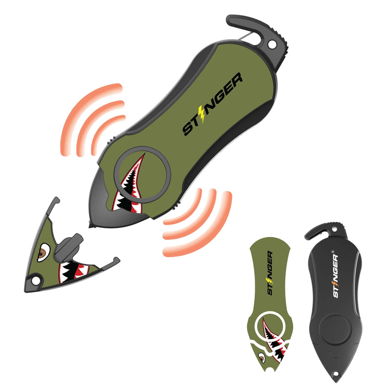 Load image into Gallery viewer, Personal Alarm Keychain Safety  Emergency Tool  (Shark)

