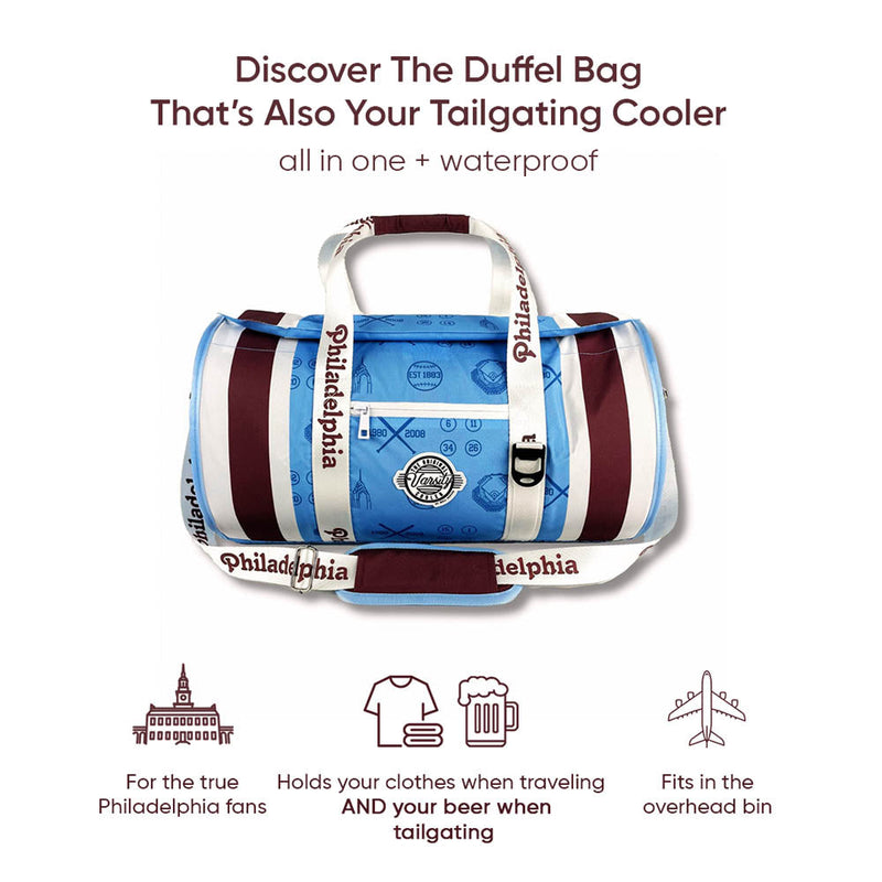 Load image into Gallery viewer, Philadelphia Baseball Duffel Cooler
