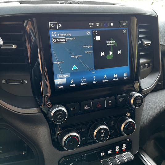 2019-2024 RAM DT 1500 UBL Uconnect 5 Upgrade kit with 8.4-inch Touchscreen including Wireless Apple CarPlay / Android Auto