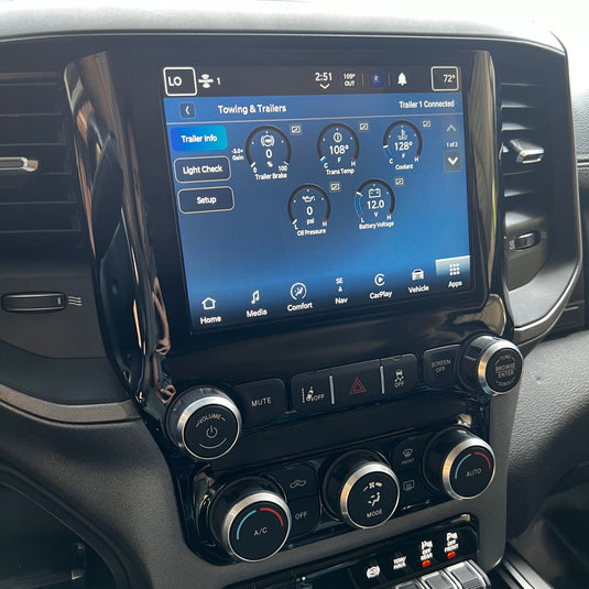 2019-2024 RAM Heavy Duty 2500/3500 UBL Uconnect 5 Upgrade kit with 8.4-inch Touchscreen including Wireless Apple CarPlay / Android Auto