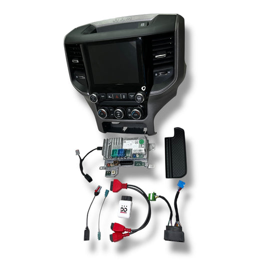2019-2024 RAM Heavy Duty 2500/3500 UBL Uconnect 5 Upgrade kit with 8.4-inch Touchscreen including Wireless Apple CarPlay / Android Auto