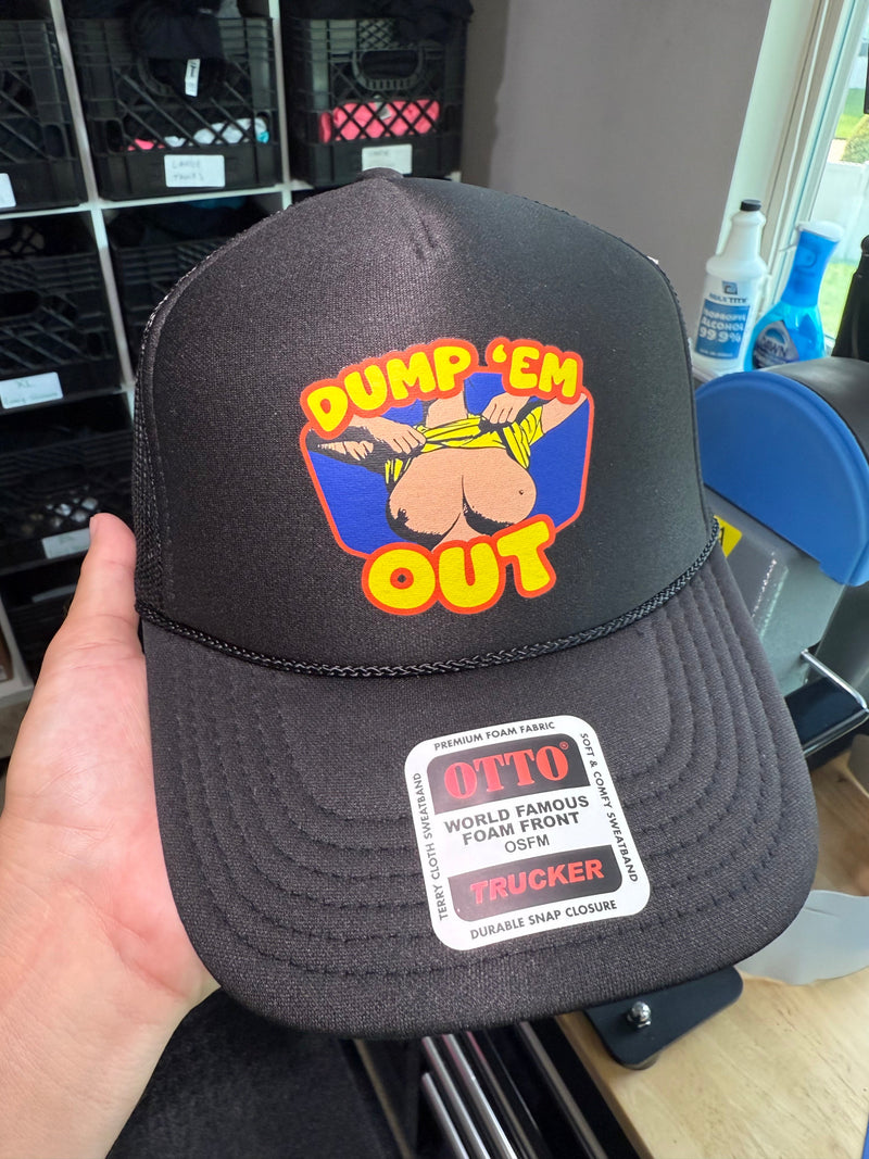 Load image into Gallery viewer, Dump &#39;em Out Trucker
