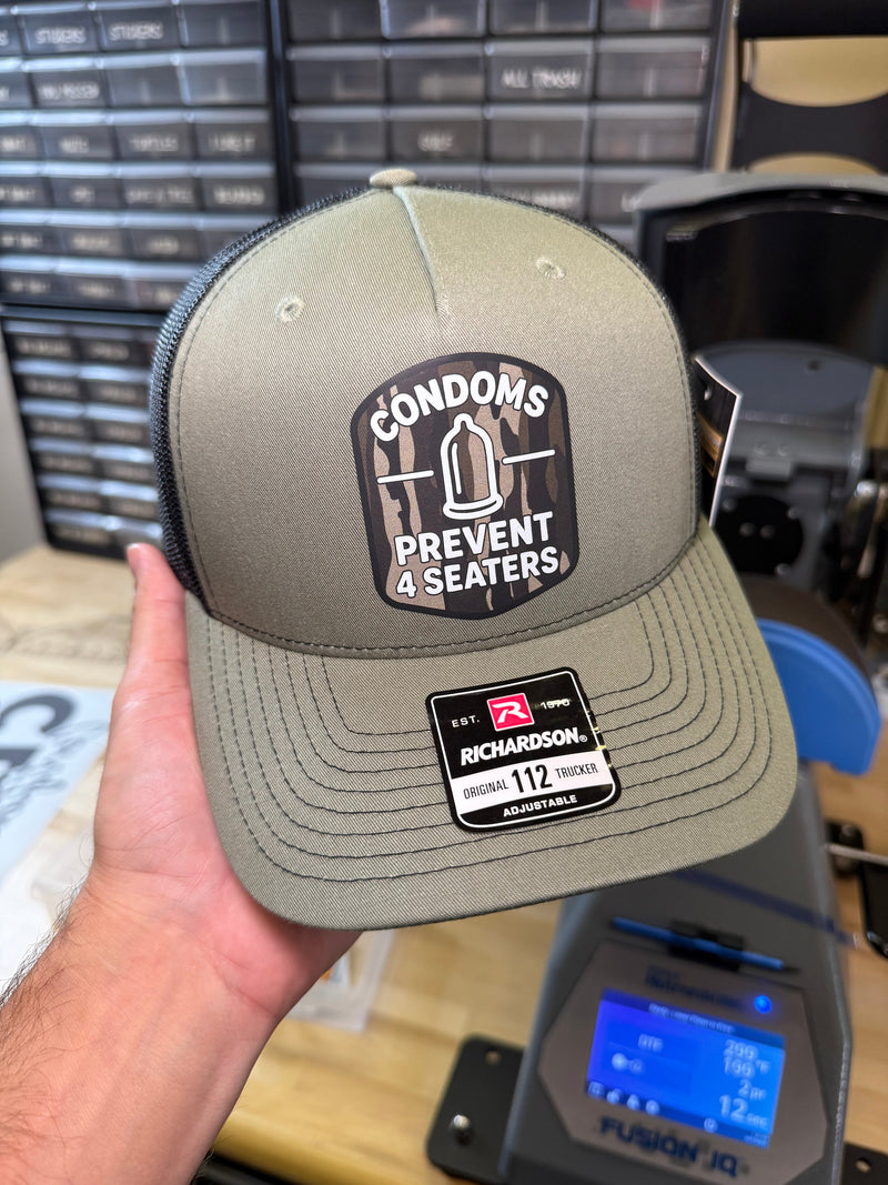 Load image into Gallery viewer, Condoms Prevent 4 Seaters Hat
