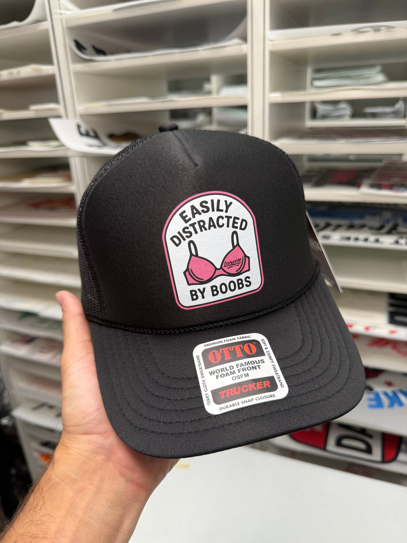 Load image into Gallery viewer, Easily Distracted Trucker Hat
