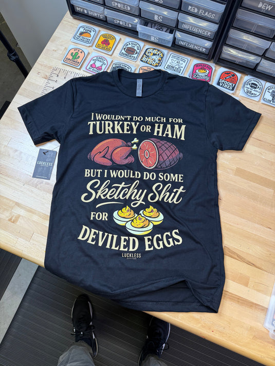 Sketchy for Deviled Eggs Tee