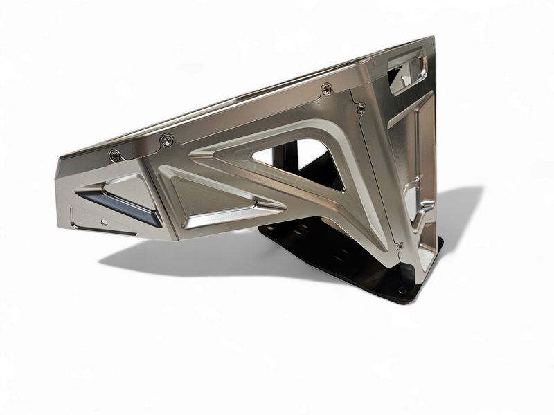 Load image into Gallery viewer, 2022-2025 Polaris RZR Pro R, Pro S, Turbo R Machined Billet Front Winch Bumper (Clear Anodize)
