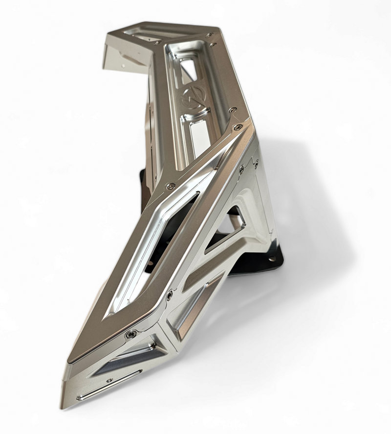 Load image into Gallery viewer, 2022-2025 Polaris RZR Pro R, Pro S, Turbo R Machined Billet Front Winch Bumper (Clear Anodize)
