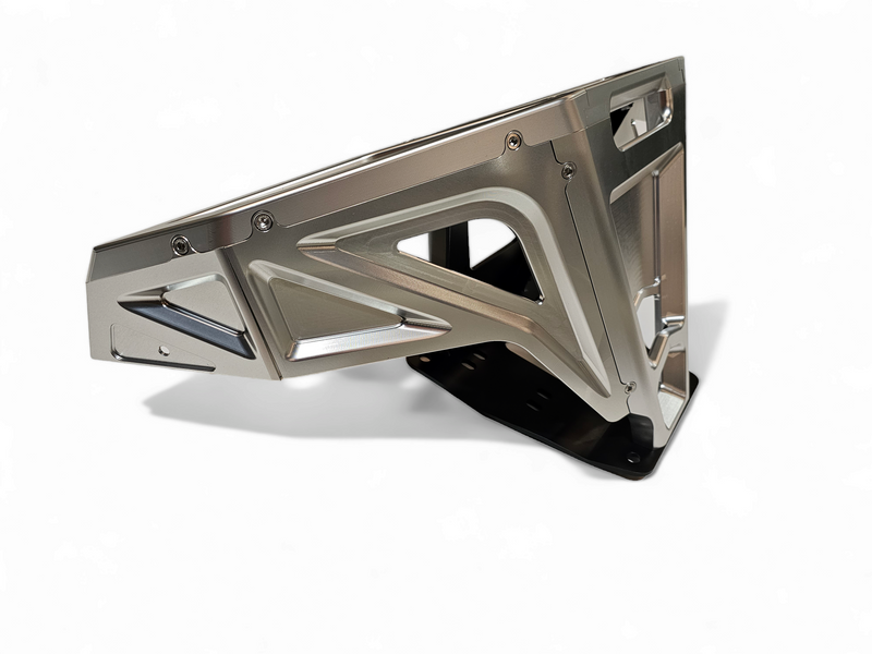 Load image into Gallery viewer, 2022-2025 Polaris RZR Pro R, Pro S, Turbo R Machined Billet Front Winch Bumper (Clear Anodize)
