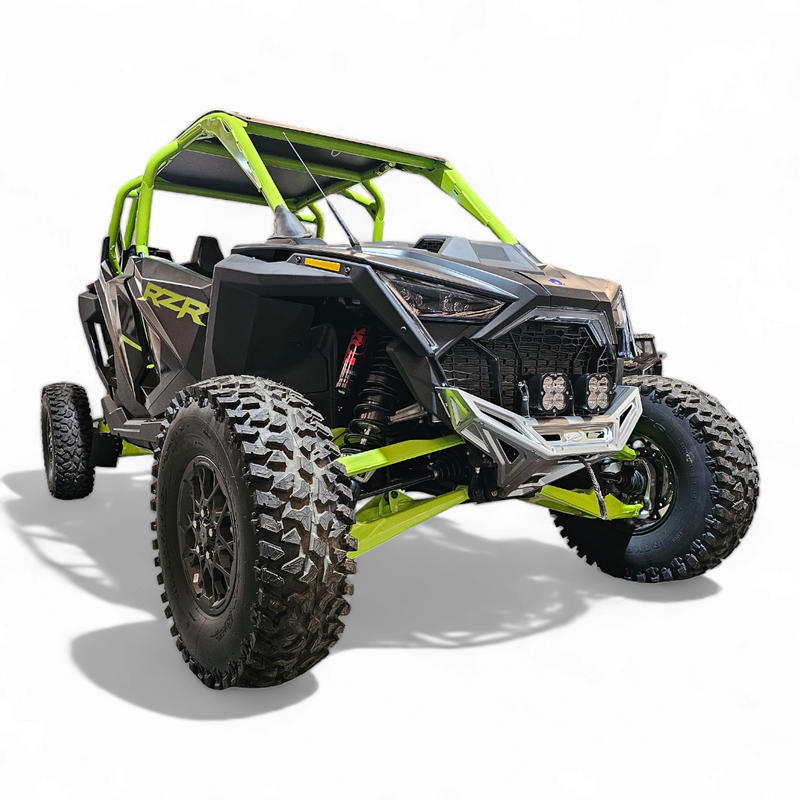 Load image into Gallery viewer, 2022-2025 Polaris RZR Pro R, Pro S, Turbo R Machined Billet Front Winch Bumper (Clear Anodize)
