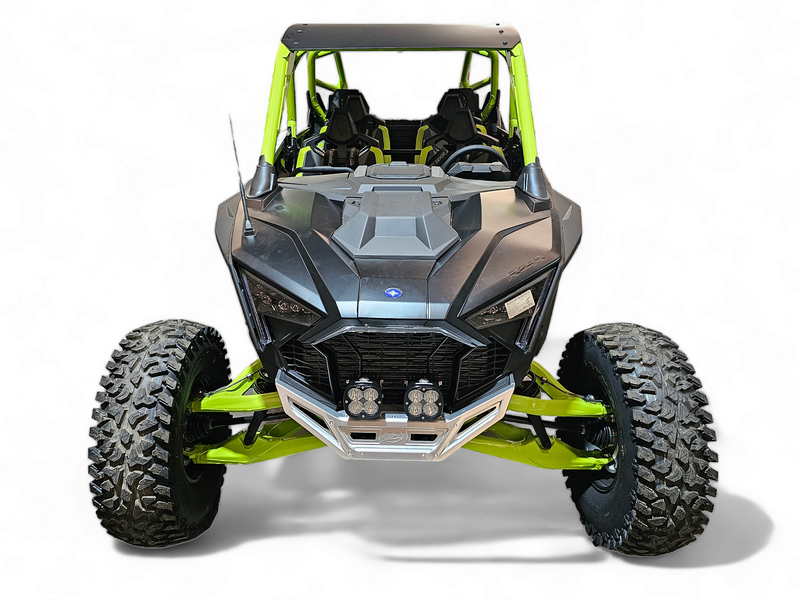 Load image into Gallery viewer, 2022-2025 Polaris RZR Pro R, Pro S, Turbo R Machined Billet Front Winch Bumper (Clear Anodize)
