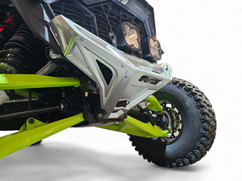 Load image into Gallery viewer, 2022-2025 Polaris RZR Pro R, Pro S, Turbo R Machined Billet Front Winch Bumper (Clear Anodize)
