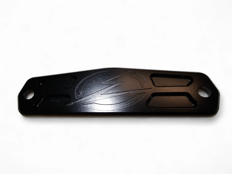 Load image into Gallery viewer, Elektric Offroad Designs UTV Winch Fairlead Cover Plate | Black
