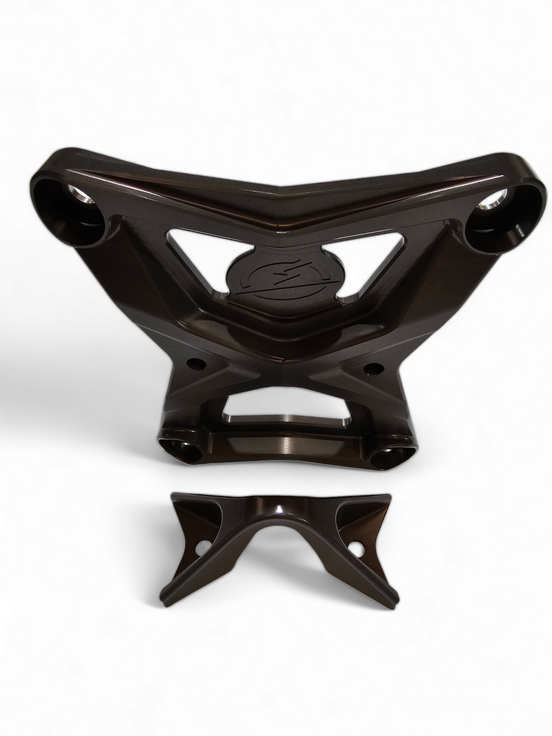 Load image into Gallery viewer, 2020-2024 Polaris RZR Pro XP Radius Rod Plate with Tow Hook Gunmetal
