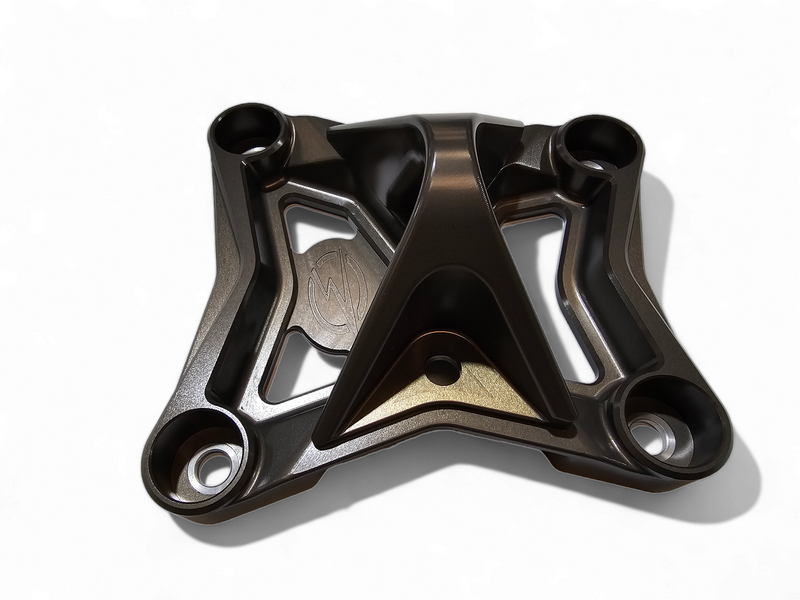 Load image into Gallery viewer, 2017-2021 Can Am X3 Maverick EOD Radius Rod Plate with Tow Hook Gun Metal
