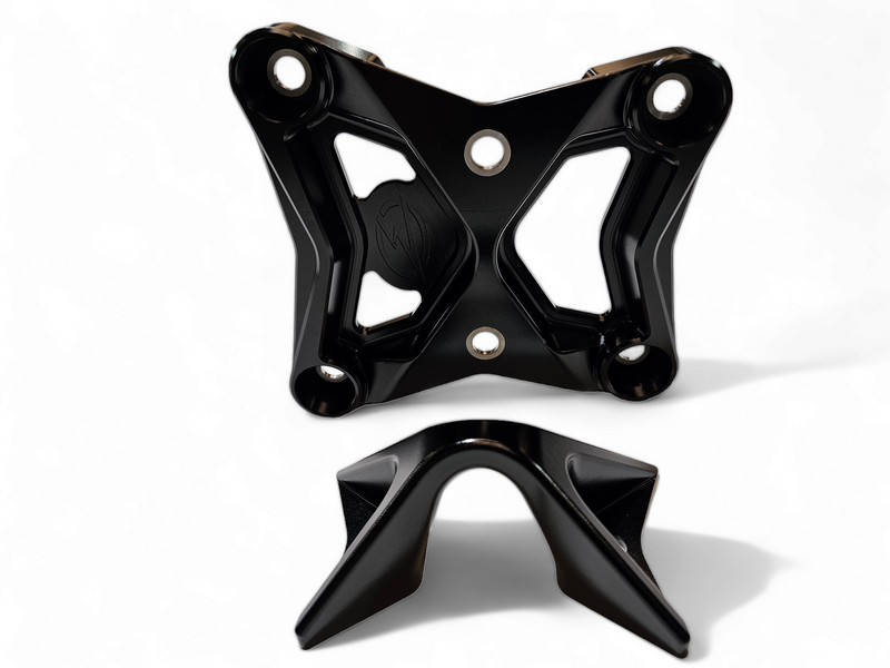 Load image into Gallery viewer, 2017-2021 Can Am X3 Maverick EOD Radius Rod Plate with Tow Hook Black
