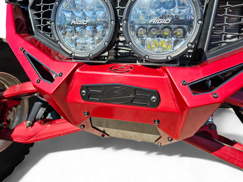 Load image into Gallery viewer, Elektric Offroad Designs UTV Winch Fairlead Cover Plate | Black
