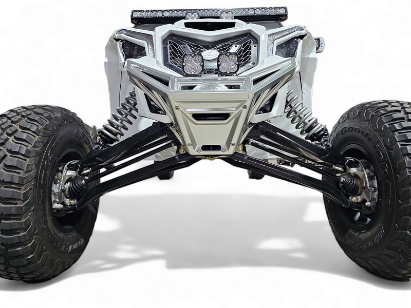 Load image into Gallery viewer, 2017 to Current Can-Am X3 Maverick Machined Billet Front Winch Bumper (Clear Anodize)
