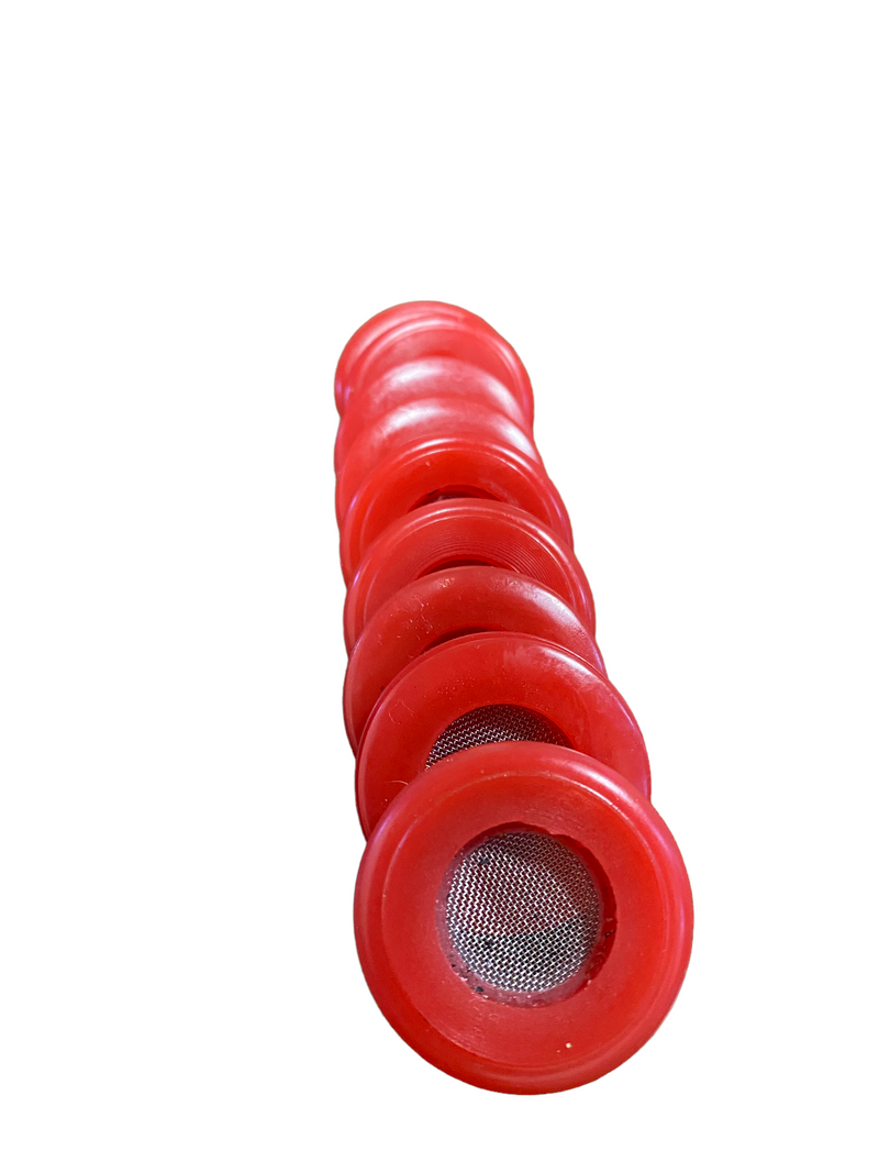 Load image into Gallery viewer, Red Polyurethane Seal With Filter Gladhand 10 PACK | 10017RF
