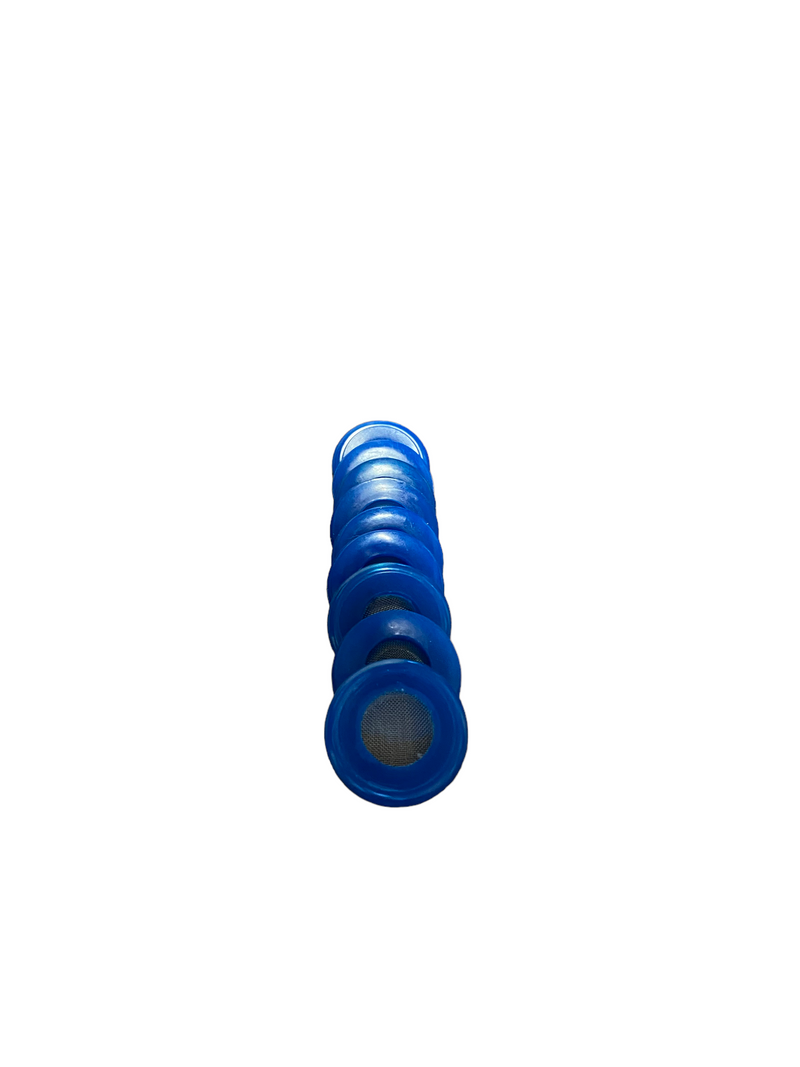 Load image into Gallery viewer, 10 Blue Polyurethane Seal With Filter Gladhand 10 Pack | 10017BF
