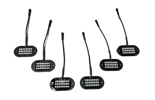 5150 Whips 187 Style Rock Lights 2.0 w/ Control Harness