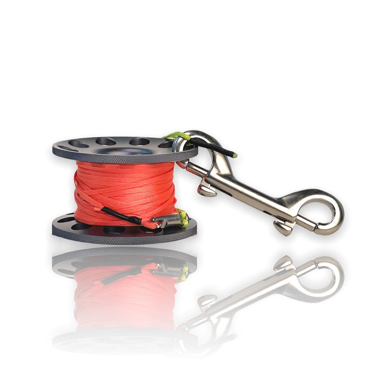 Load image into Gallery viewer, Aluminum Finger Spool with Flat Line
