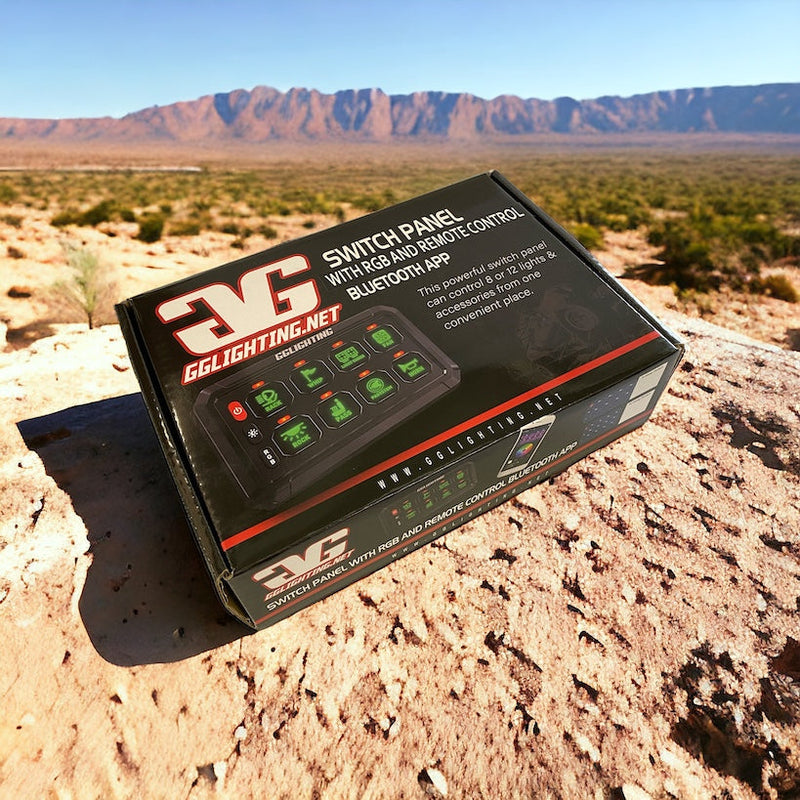 Load image into Gallery viewer, 8-Gang Switch Panel With RGB And Remote Control Bluetooth App
