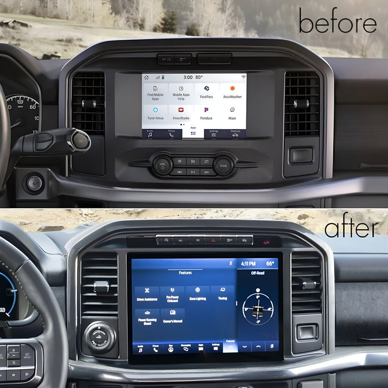 Load image into Gallery viewer, 2021-2023 Ford F-150 8&#39;&#39; to 12&#39;&#39; Sync4 Touchscreen Upgrade
