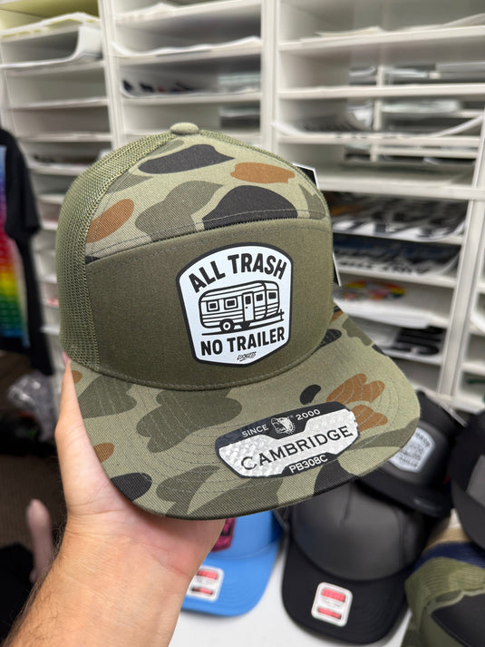 All Trash No Trailer Snapback Hat