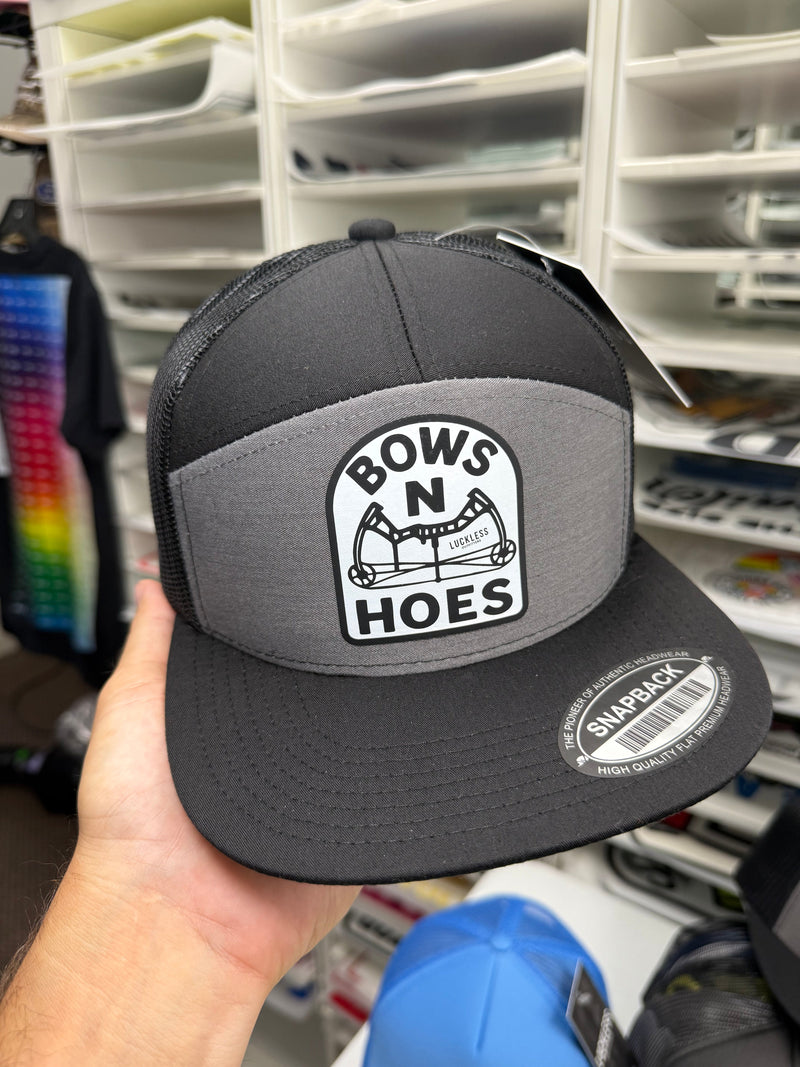 Load image into Gallery viewer, Bows N Hoes Snapback Hat
