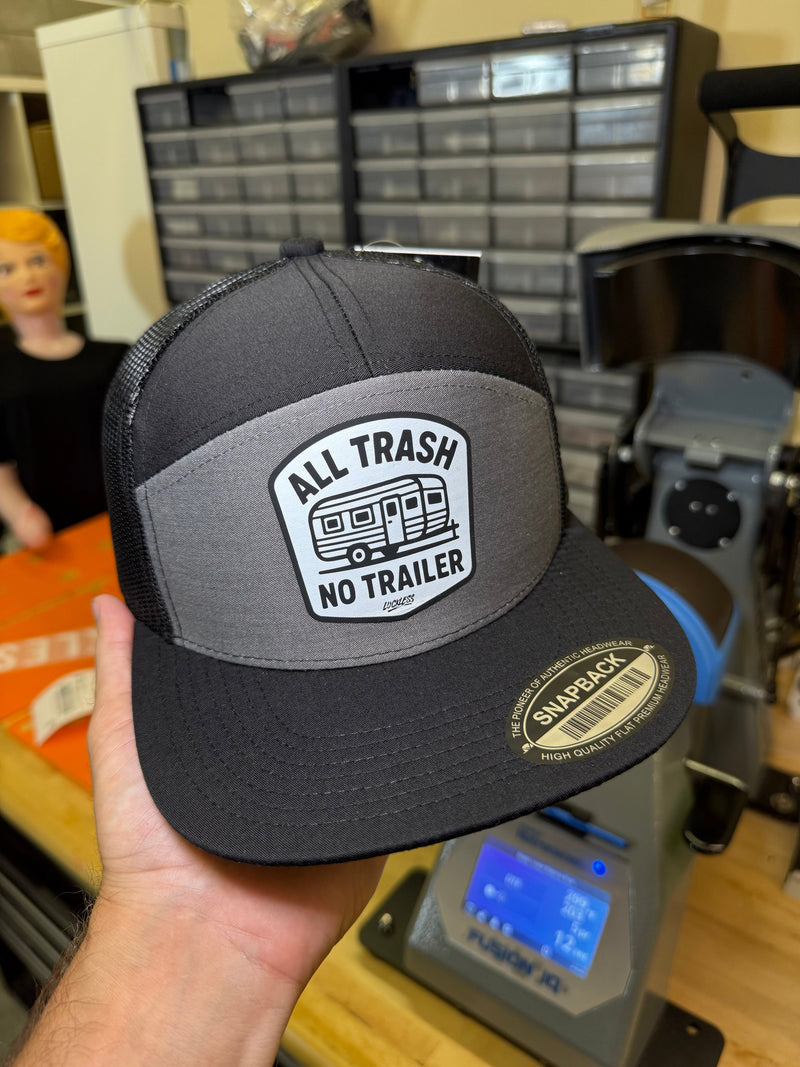 Load image into Gallery viewer, All Trash No Trailer Snapback Hat
