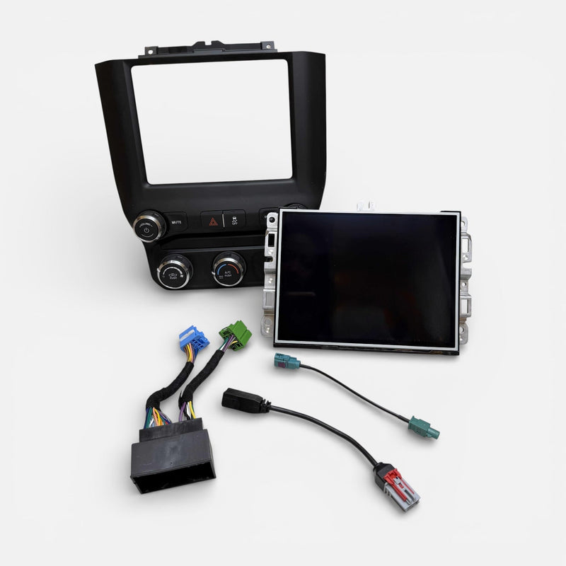 Load image into Gallery viewer, 2019–2024 RAM 1500/2500/3500 UBD Uconnect 5 8.4″ Touchscreen Upgrade Kit (Wireless CarPlay / Android Auto)
