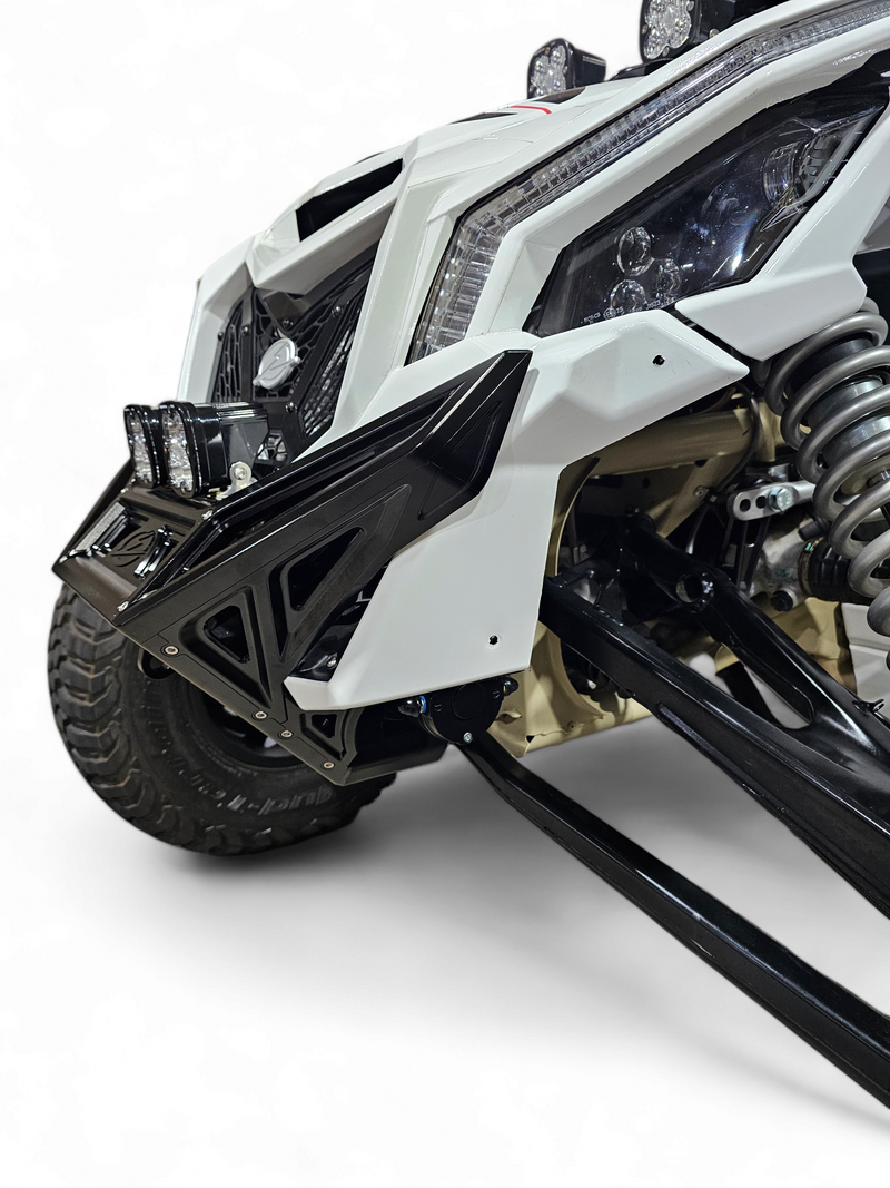 Load image into Gallery viewer, 2017 to Current Can-Am X3 Maverick Machined Billet Front Winch Bumper (Black Anodize)
